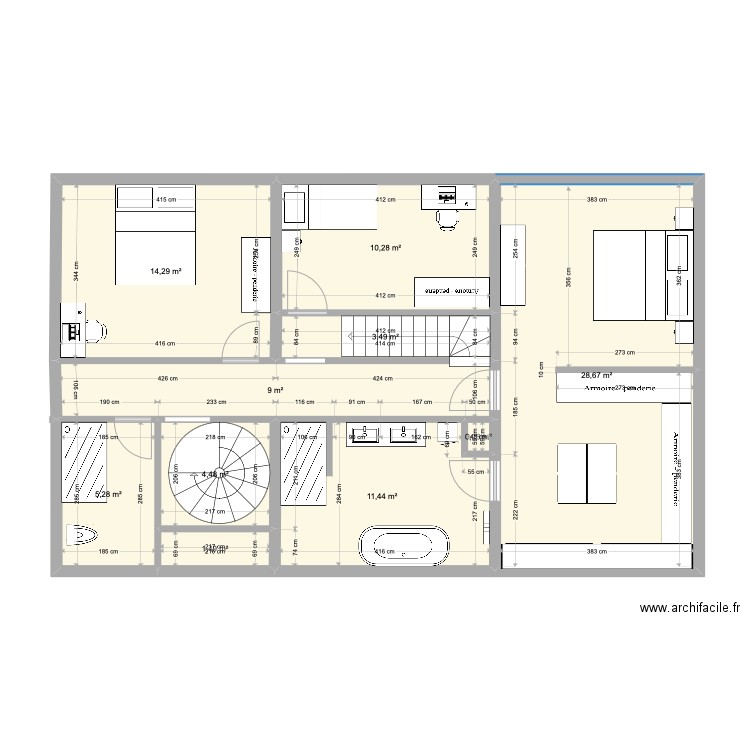 Projet Stephanie et David. Plan de 0 pièce et 0 m2
