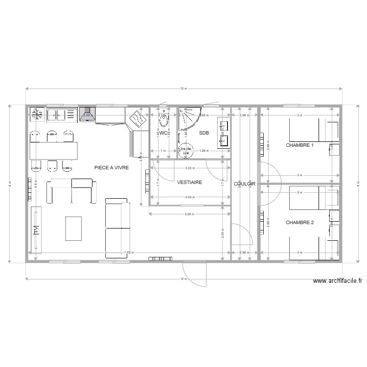 LOCAUX ANTIFER. Plan de 0 pièce et 0 m2