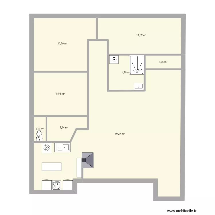 Bernin. Plan de 