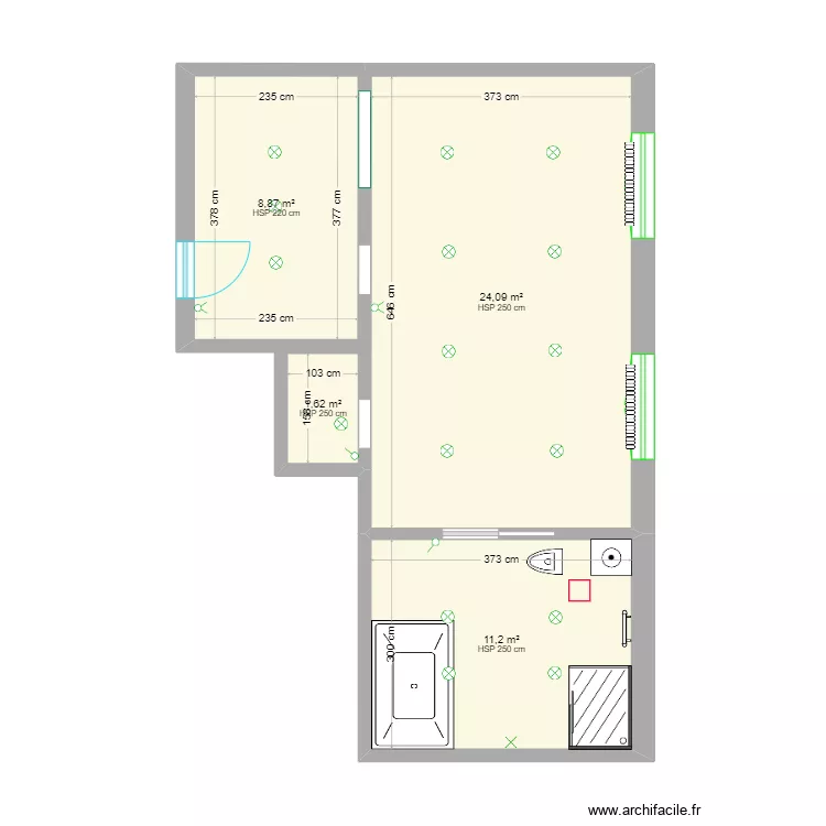 Appartement St Brevin 4. Plan de 