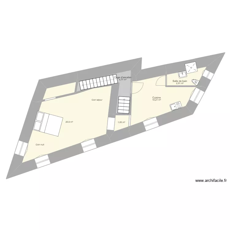 1 ST JEAN - ZLV - projet. Plan de 