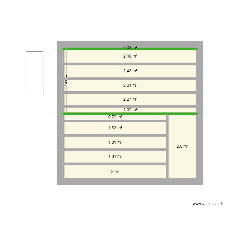 plancher. Plan de 0 pièce et 0 m2