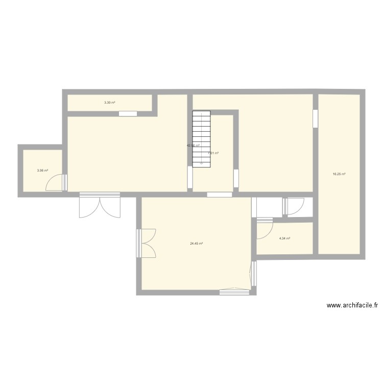 Maison RDC. Plan de 0 pièce et 0 m2