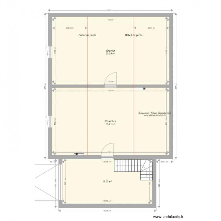 Projet Vincent APRES. Plan de 0 pièce et 0 m2