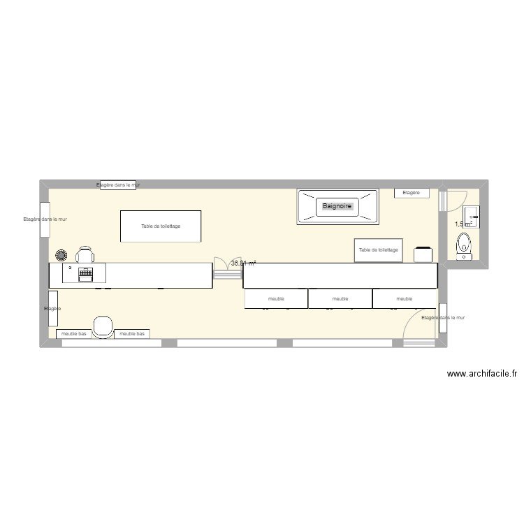 Oh my dog. Plan de 0 pièce et 0 m2