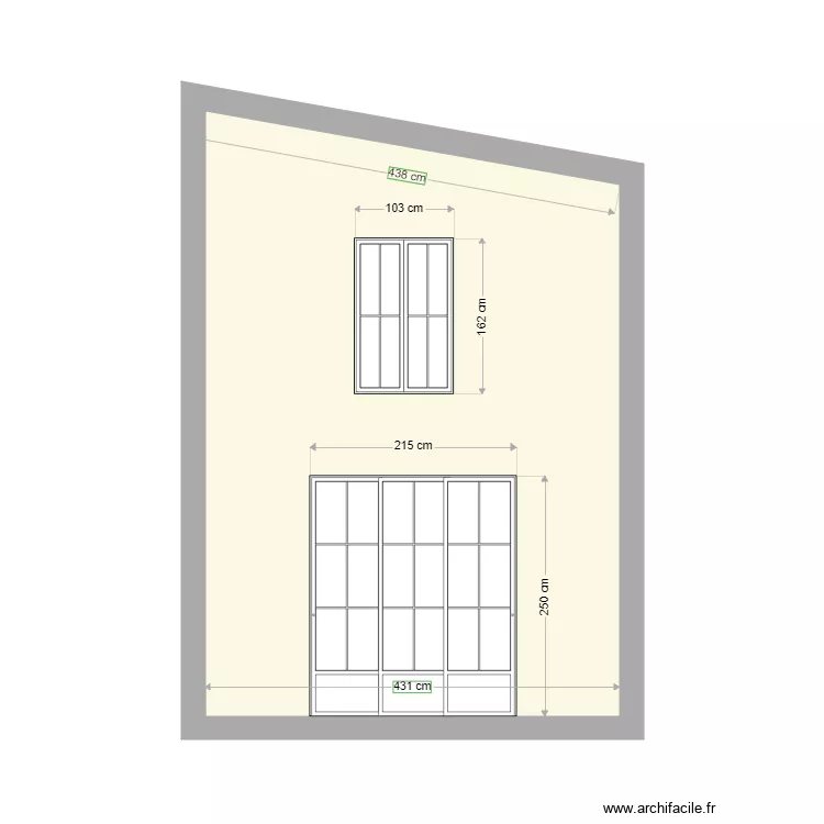 facade delaplace. Plan de 