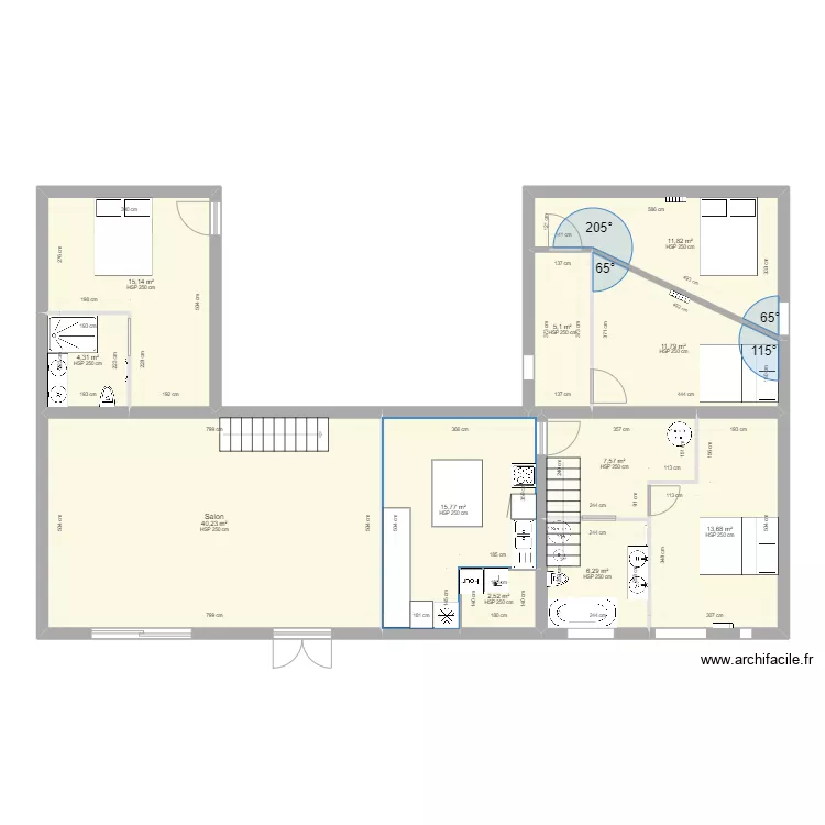 Maison Cierrey new. Plan de 