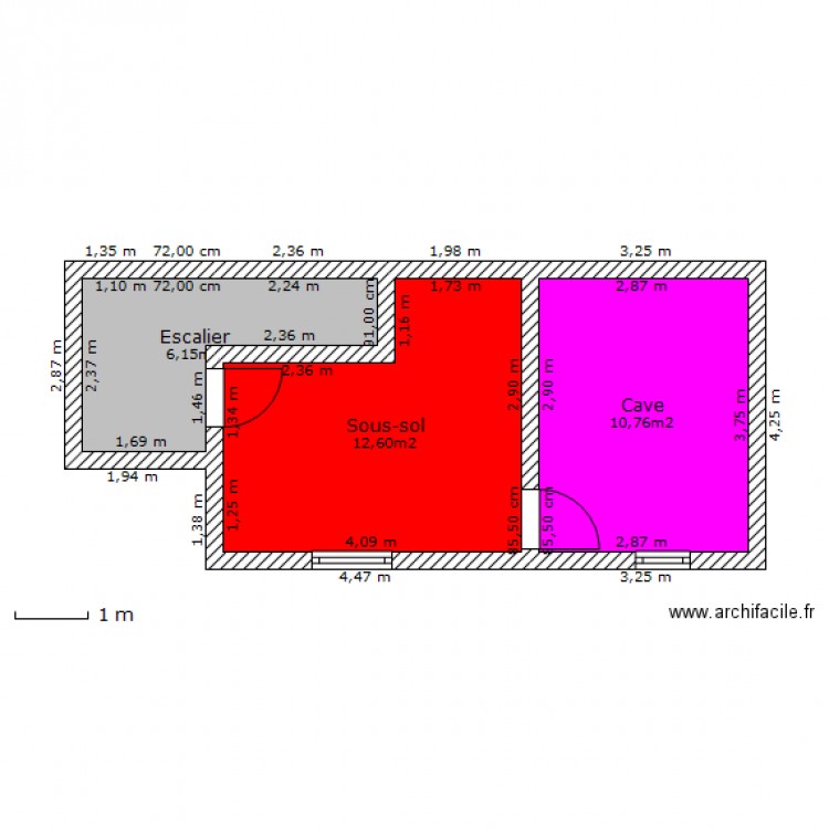 Sous-sol. Plan de 0 pièce et 0 m2