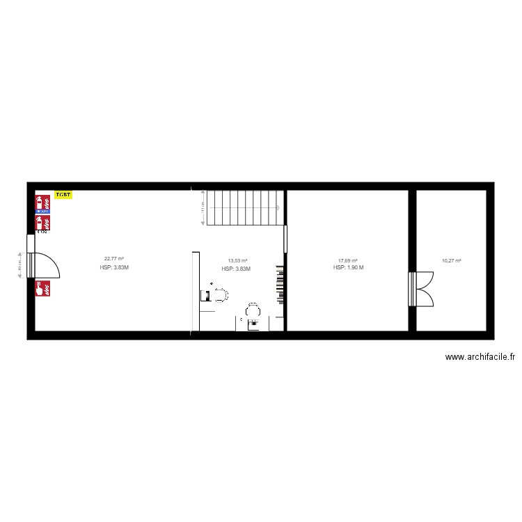 MC GESTION rdc Moyens de secours . Plan de 0 pièce et 0 m2