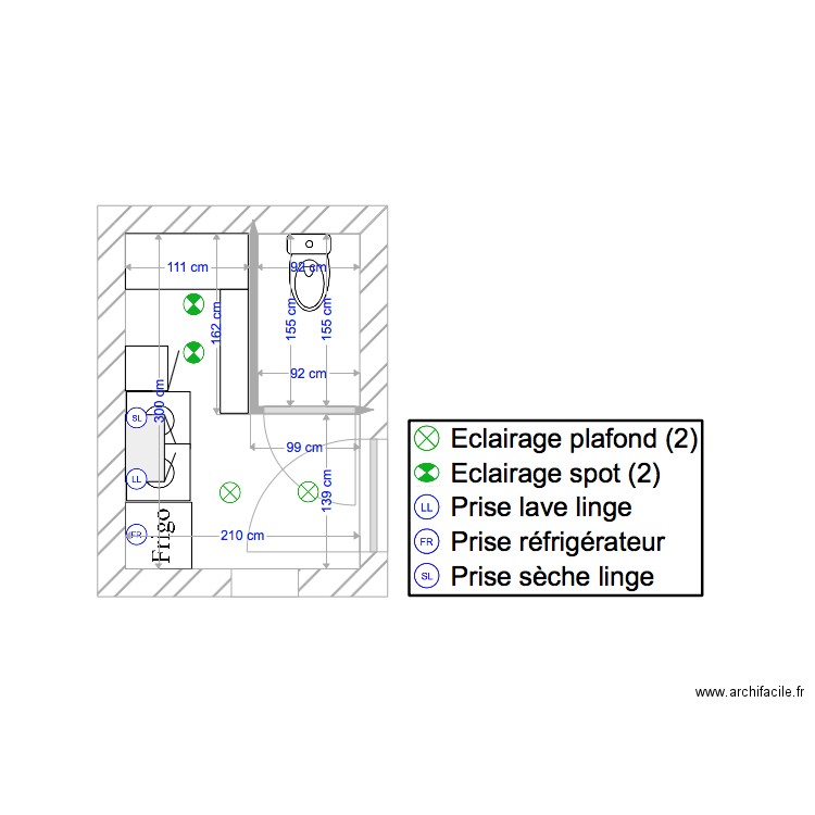 buanderie boyer. Plan de 0 pièce et 0 m2