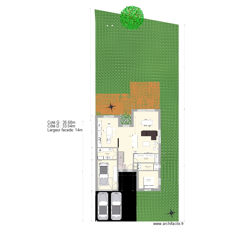 projet lot 3 4ème. Plan de 0 pièce et 0 m2