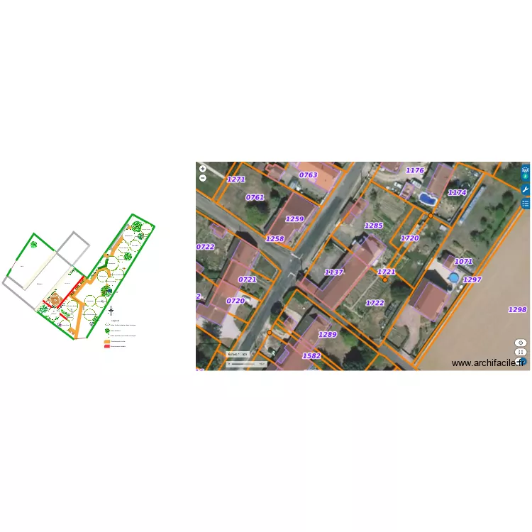 Jardin Bey. Plan de Jardin Bey. Plan de