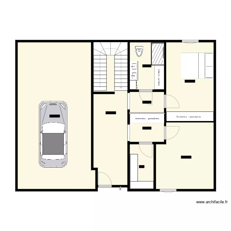 MAISON PLANS A L ECHELLE. Plan de MAISON PLANS A L ECHELLE. Plan de