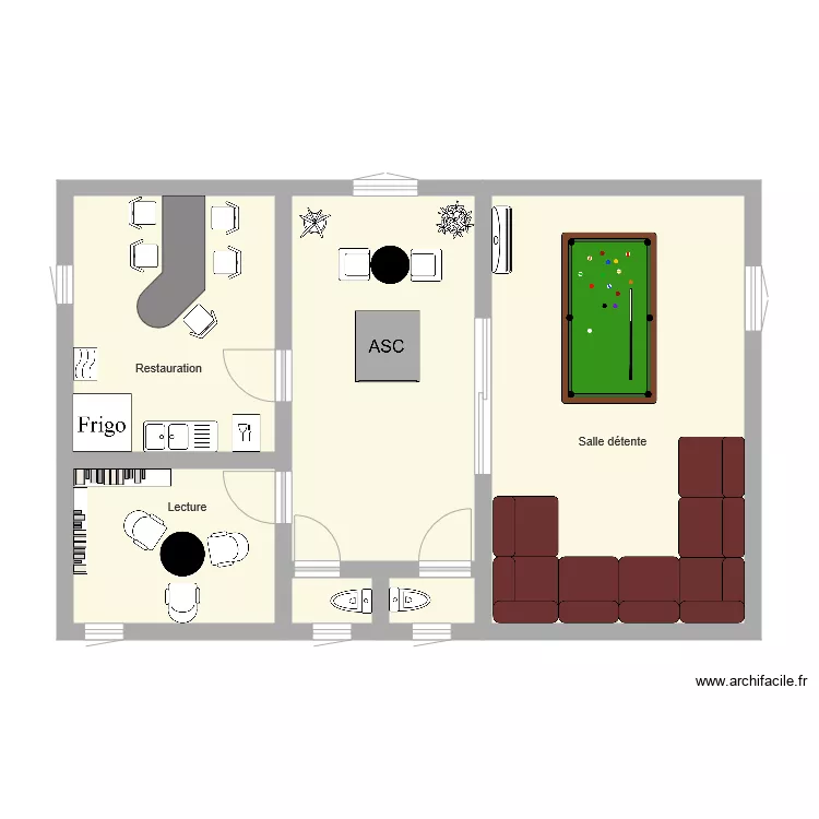 etage 2 . Plan de 