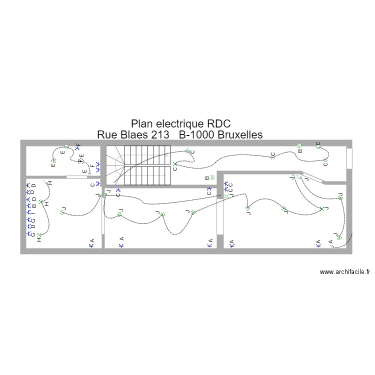 blaes . Plan de 0 pièce et 0 m2