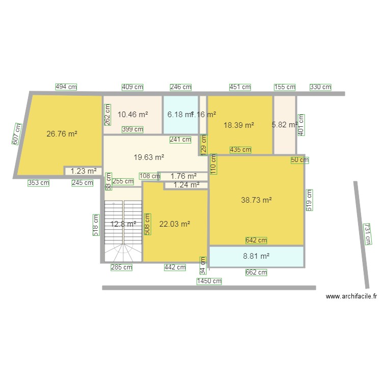 plan villa 1. Plan de 0 pièce et 0 m2