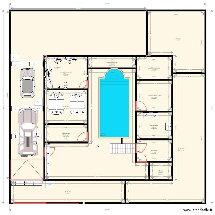 Plan Maison du 22 Août 2018. Plan de 0 pièce et 0 m2