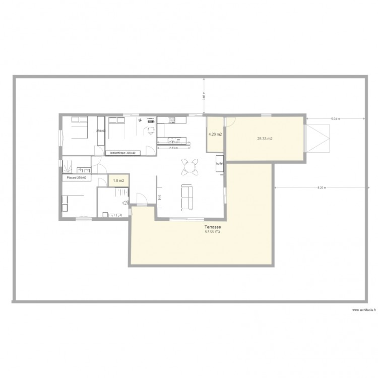 plan terrain Espondelhian 4. Plan de 0 pièce et 0 m2