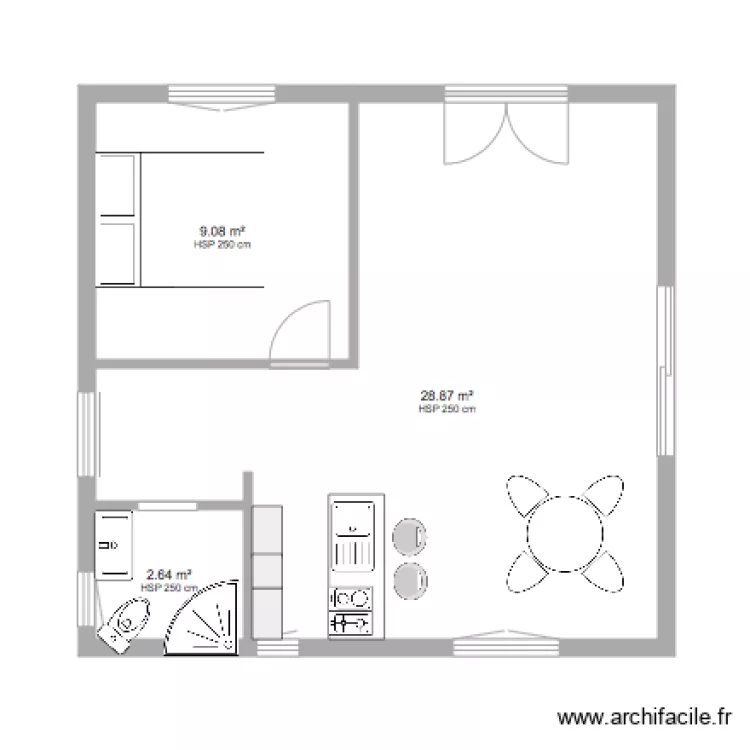 Chalet33. Plan de 