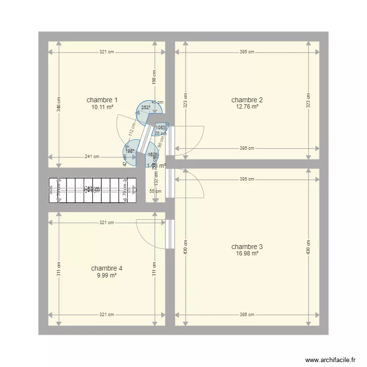 Florifoux 1er étage. Plan de Florifoux 1er étage. Plan de