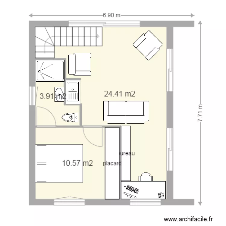 étage. Plan de étage. Plan de