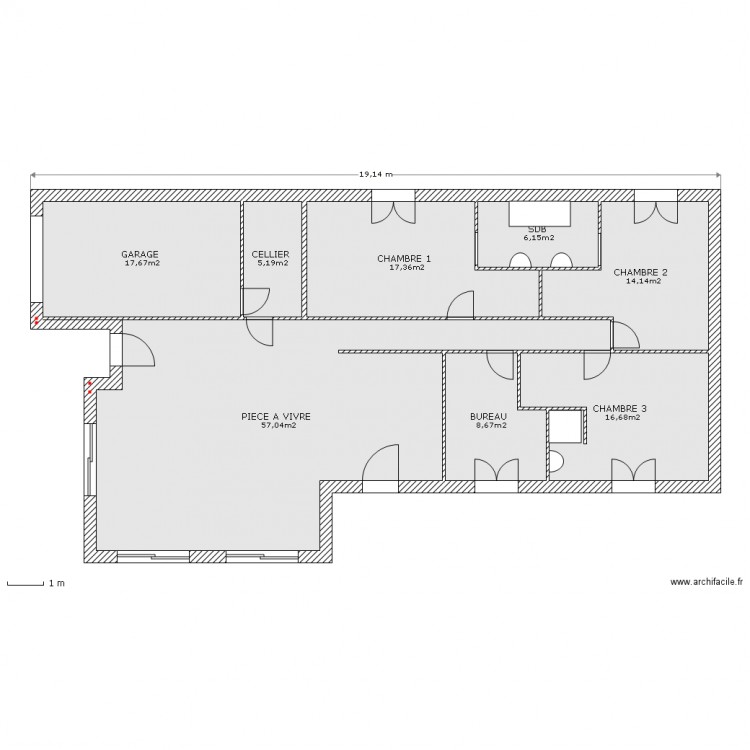 Plan. Plan de 0 pièce et 0 m2