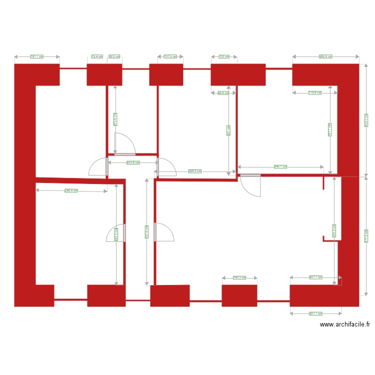 La Bordas. Plan de 0 pièce et 0 m2