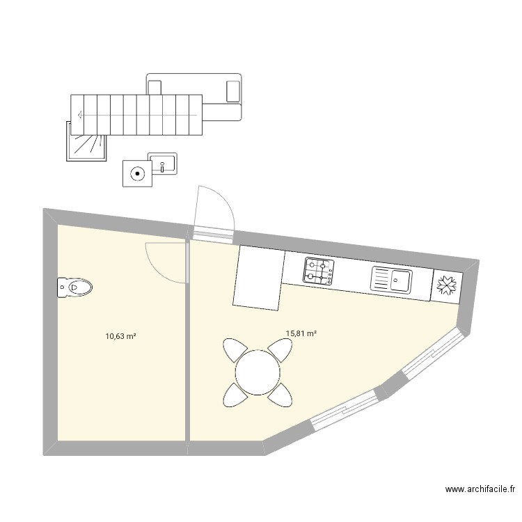 PLAN BRETI DÉFINITIF JUILLET. Plan de 4 pièces et 30 m2