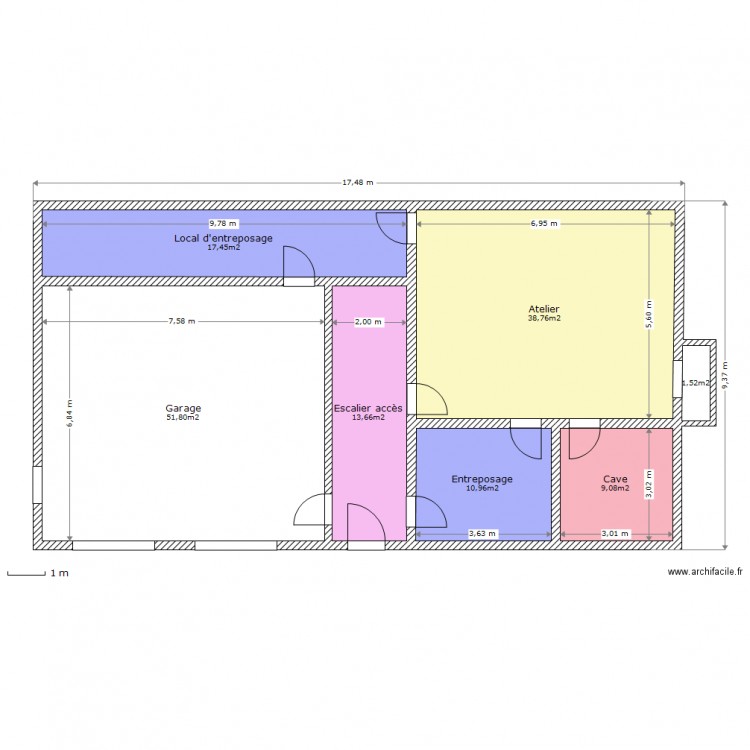 FLORIOT Sous-sol. Plan de 0 pièce et 0 m2