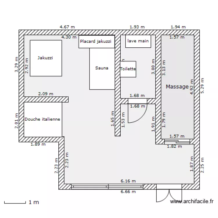 salle d&eacute;tente. Plan de 