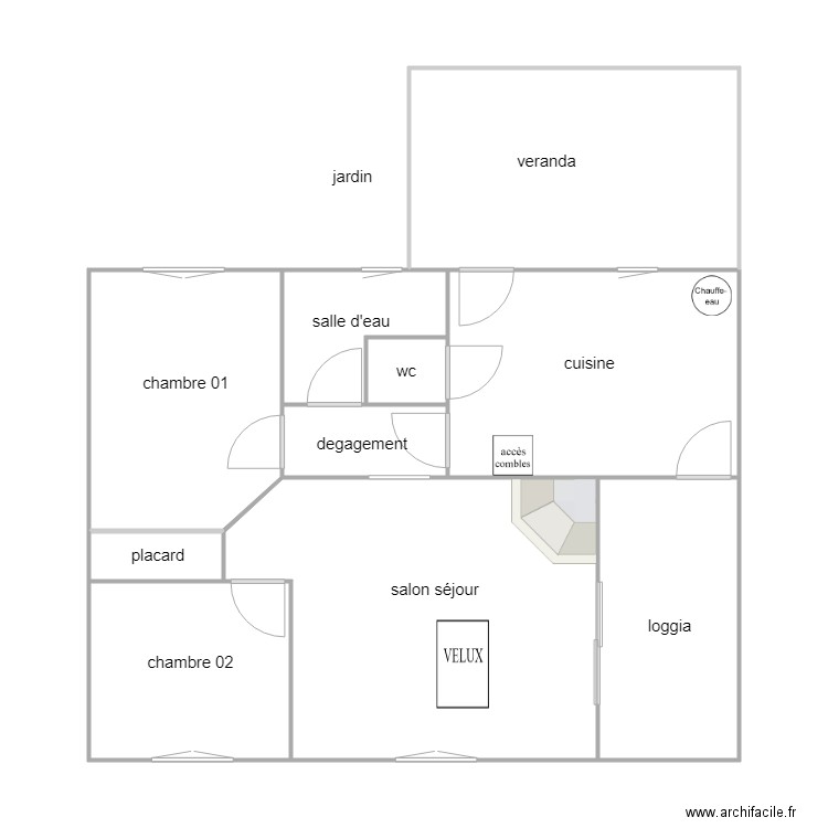 gaubert am. Plan de 0 pièce et 0 m2