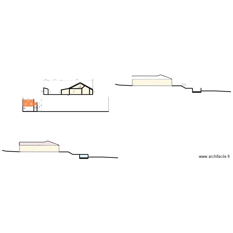 plan de coupe exemple1c. Plan de 9 pièces et 155 m2