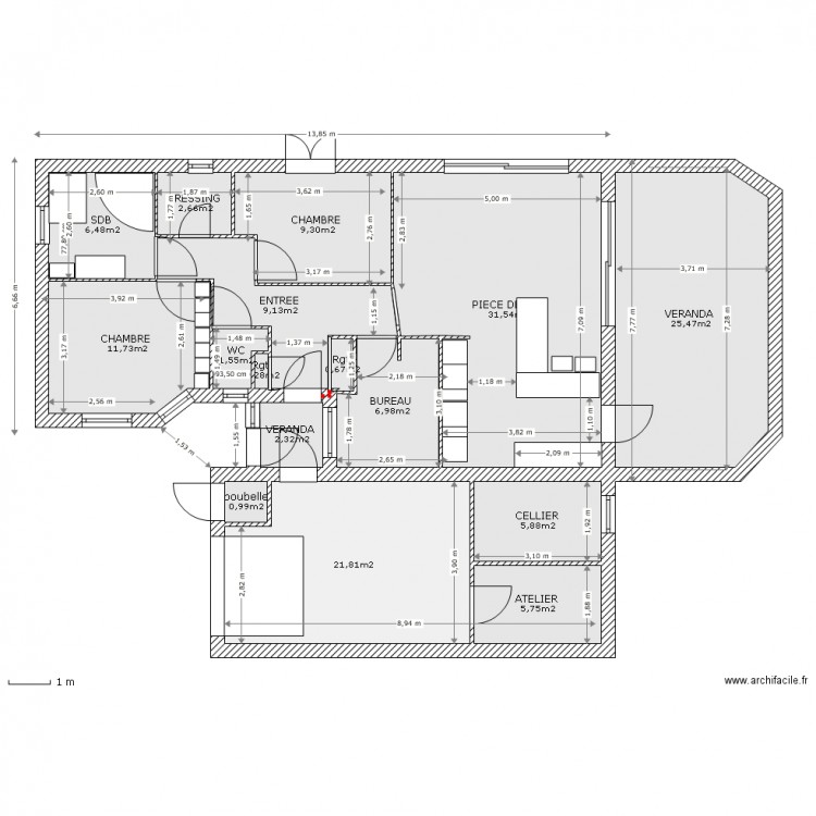  HABITAT CONCEPT 80,32m2 avec Chouchou. Plan de 0 pièce et 0 m2