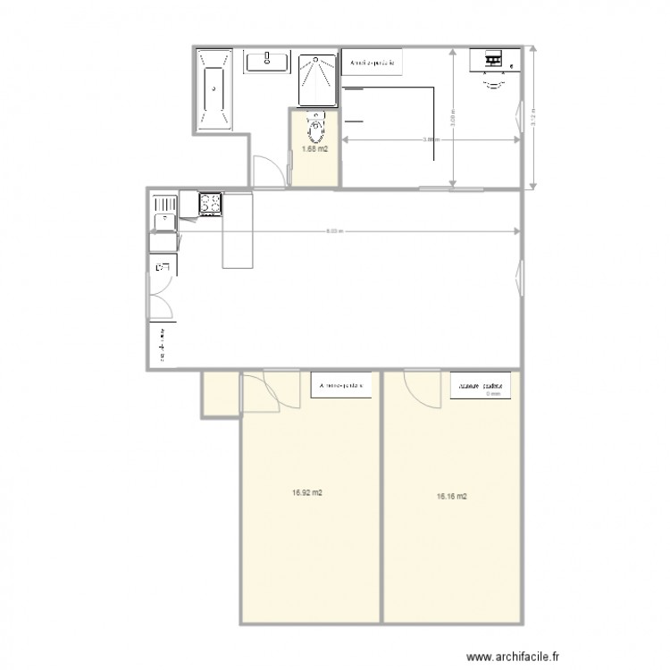 Plan. Plan de 0 pièce et 0 m2