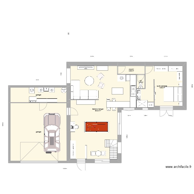 plan Roussillon 2023 3 chambre un étage 2. Plan de 0 pièce et 0 m2