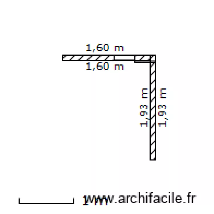 SALLE DE BAIN. Plan de 