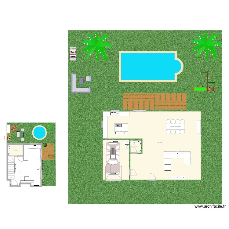 vert le petit jardin 1. Plan de 