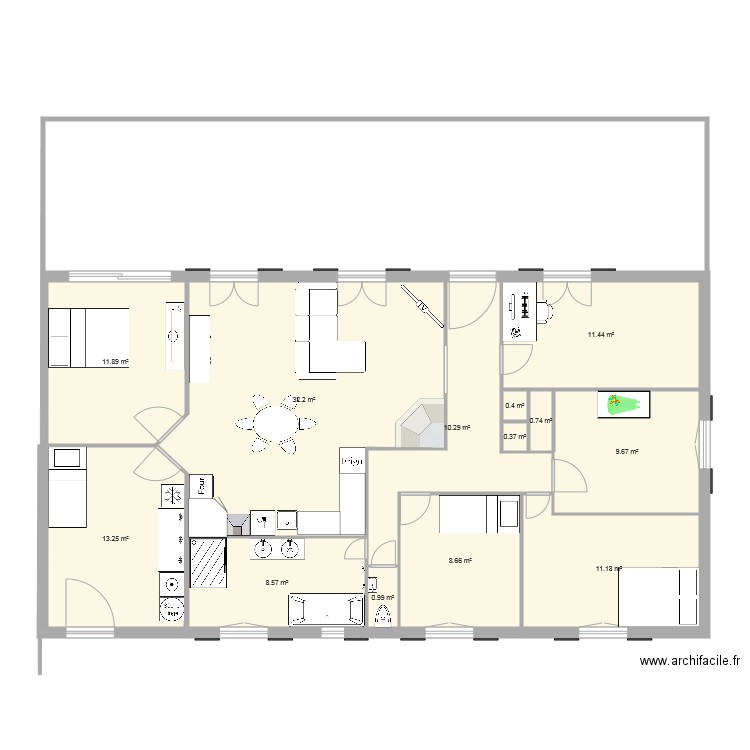 projet maison. Plan de 0 pièce et 0 m2