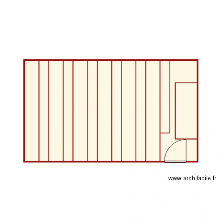 salle rouge disposition1. Plan de 0 pièce et 0 m2