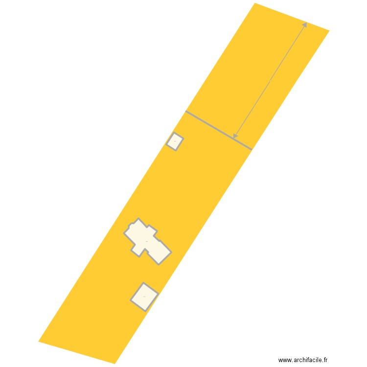 Eteimbes. Plan de 3 pièces et 183 m2