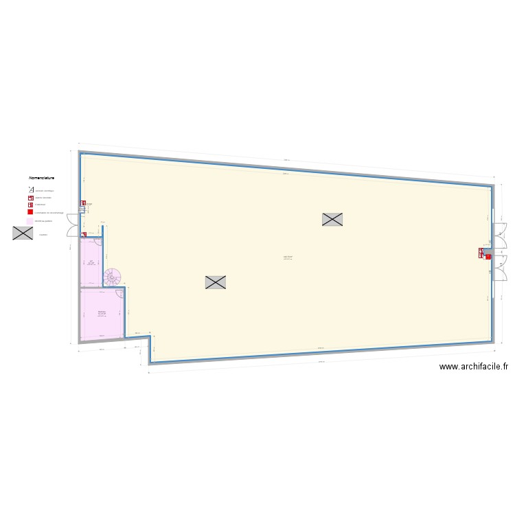 Stock privé Chambly avant projet. Plan de 0 pièce et 0 m2