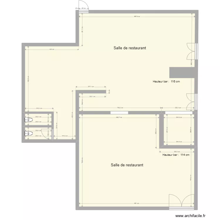 A3 Lac Bleu - plan du restaurant. Plan de A3 Lac Bleu - plan du restaurant. Plan de