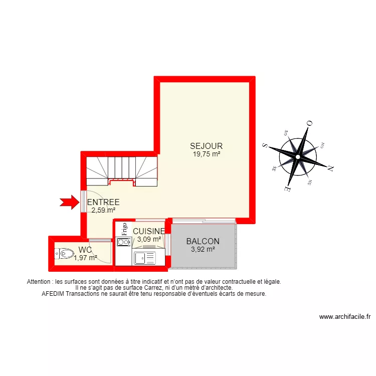 BI7617 - APPART DUPLEX. Plan de BI7617 - APPART DUPLEX. Plan de