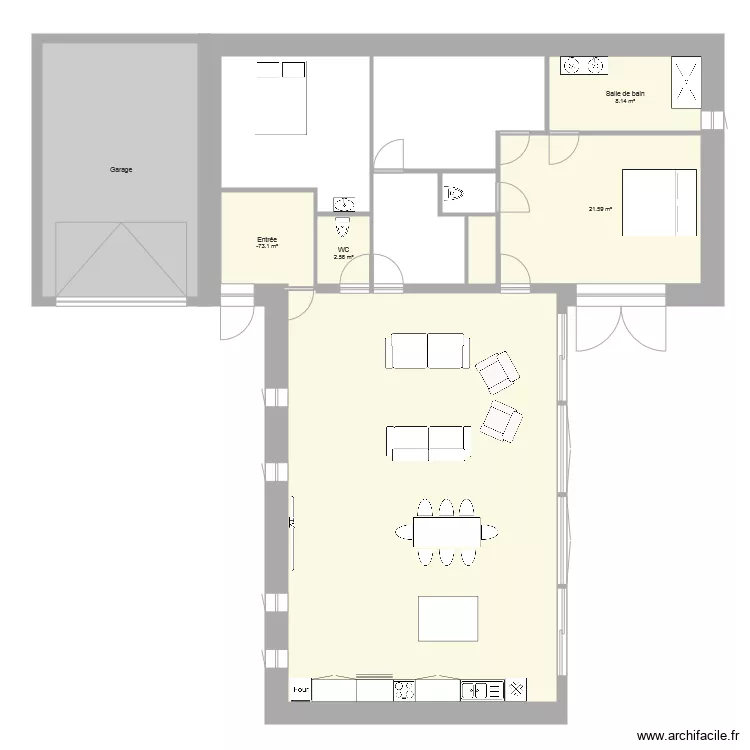 MIREILLE VUE DESSUS. Plan de MIREILLE VUE DESSUS. Plan de