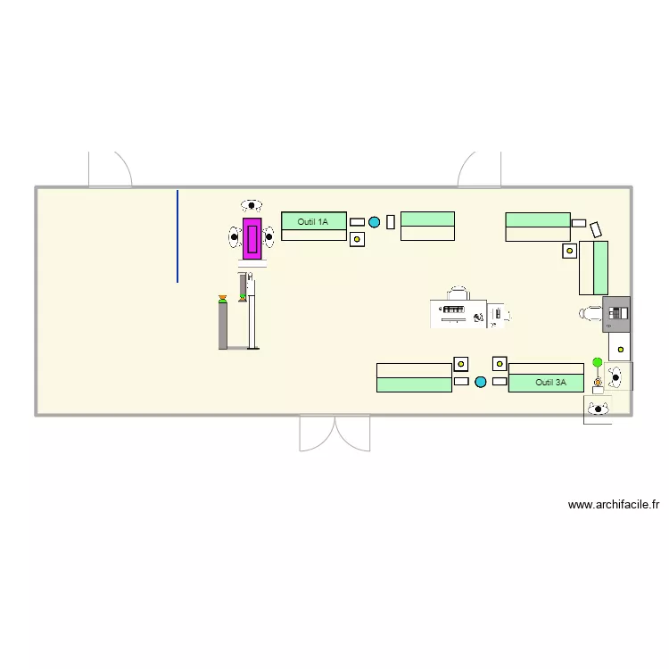 salle r&eacute;f&eacute;rence pour prez. Plan de 