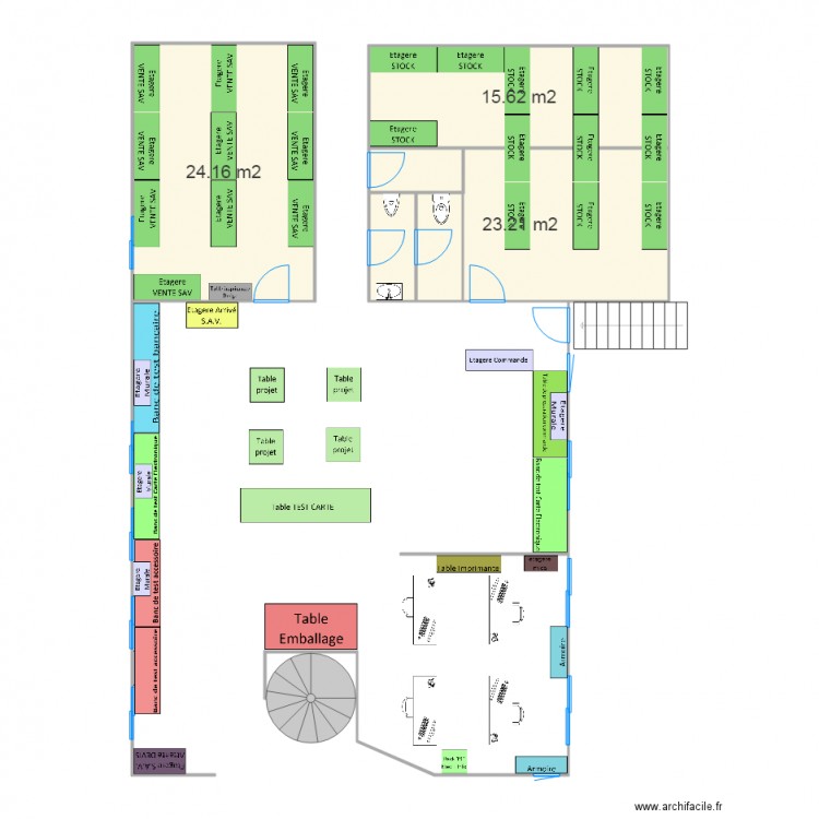 Plan SAV 2. Plan de 0 pièce et 0 m2