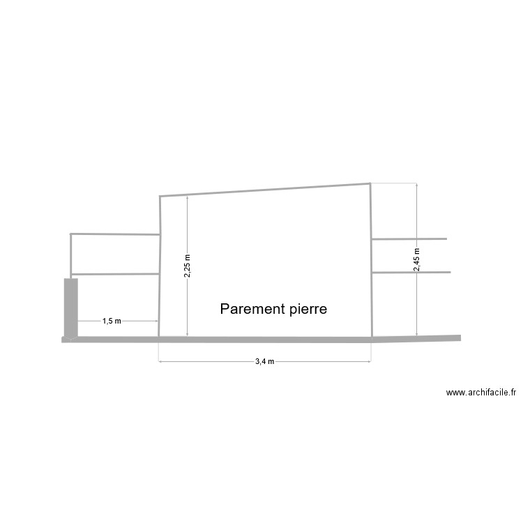 Cellier Bezidel. Plan de 0 pièce et 0 m2