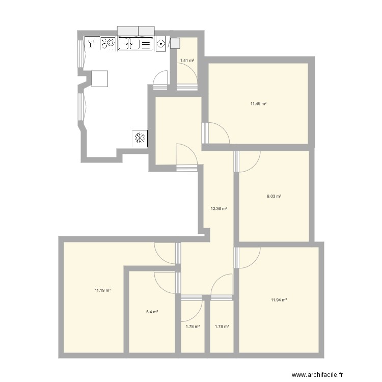 Plan1. Plan de 0 pièce et 0 m2