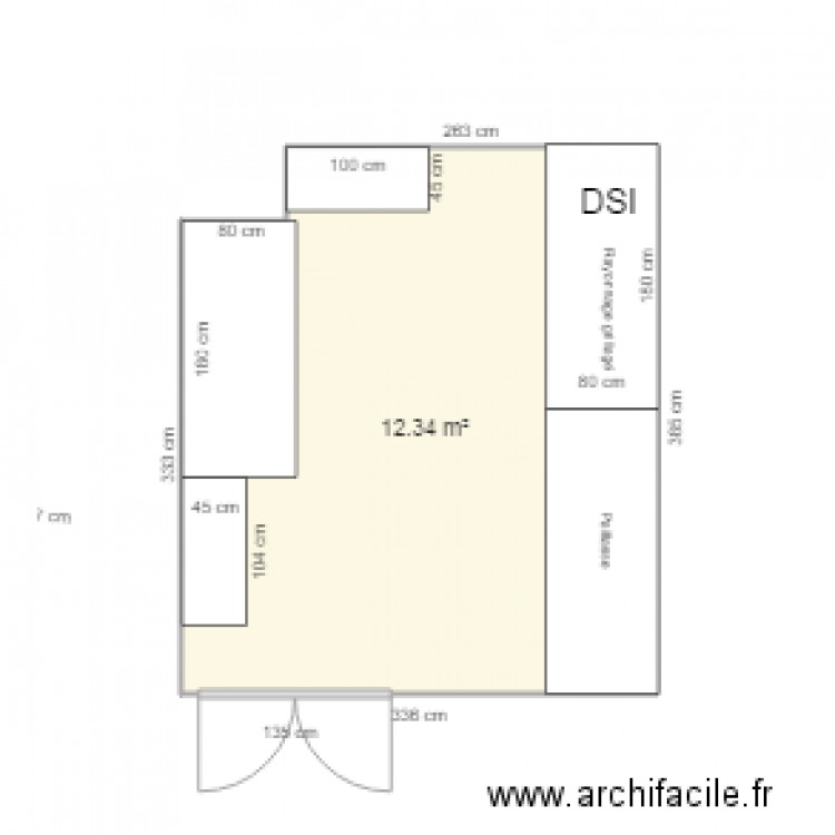 LOCAL STOCKAGE. Plan de 0 pièce et 0 m2