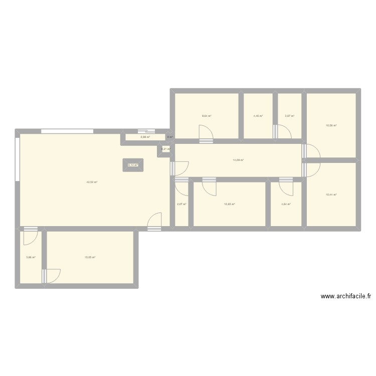 Maison. Plan de 0 pièce et 0 m2